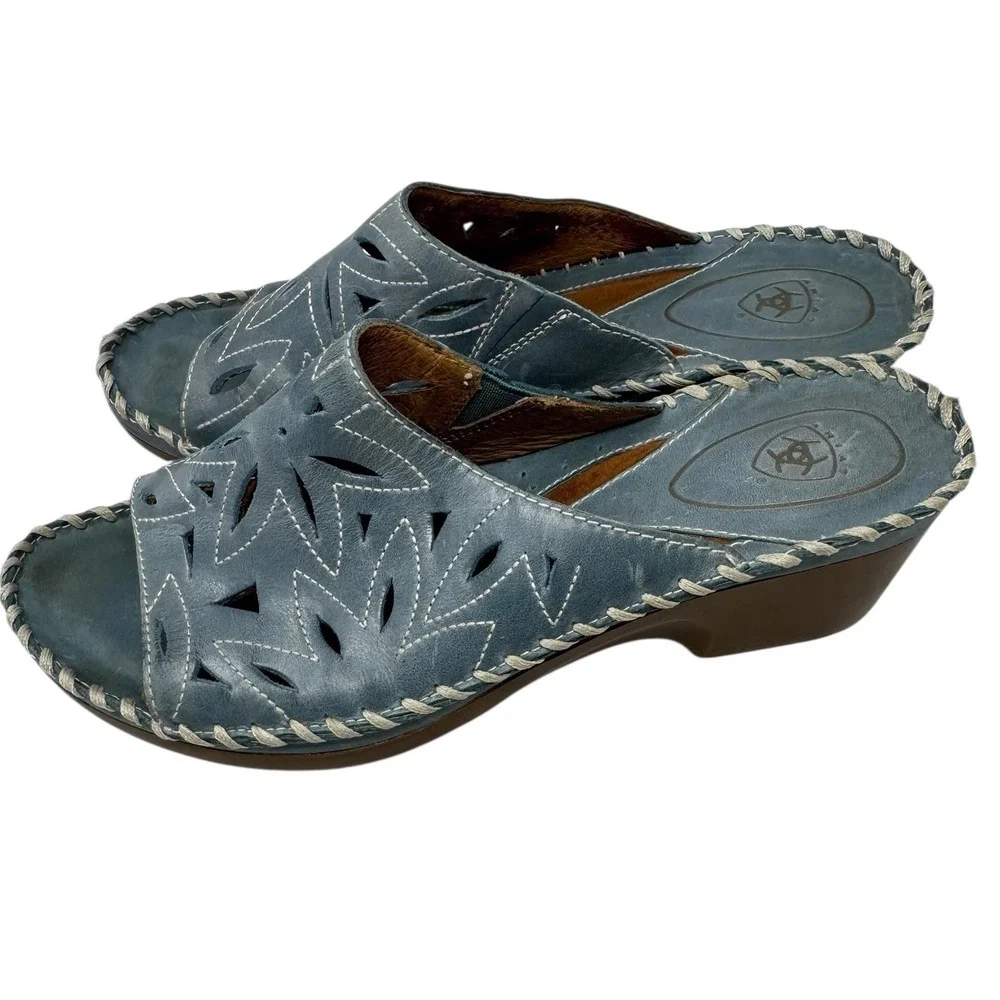 Ariat leather wedge