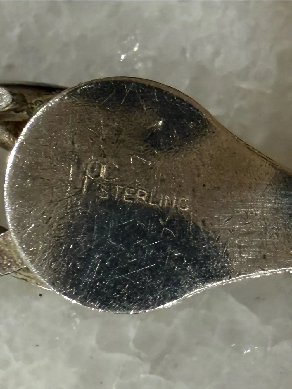 925 Sterling Silver polished silver