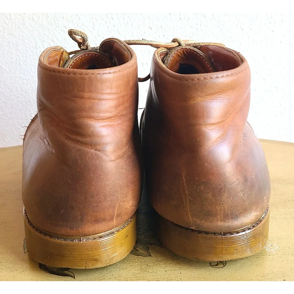 Timberland US 9 American Workwear Brown Leather Lace Up Chukka Boots‎ Vintage