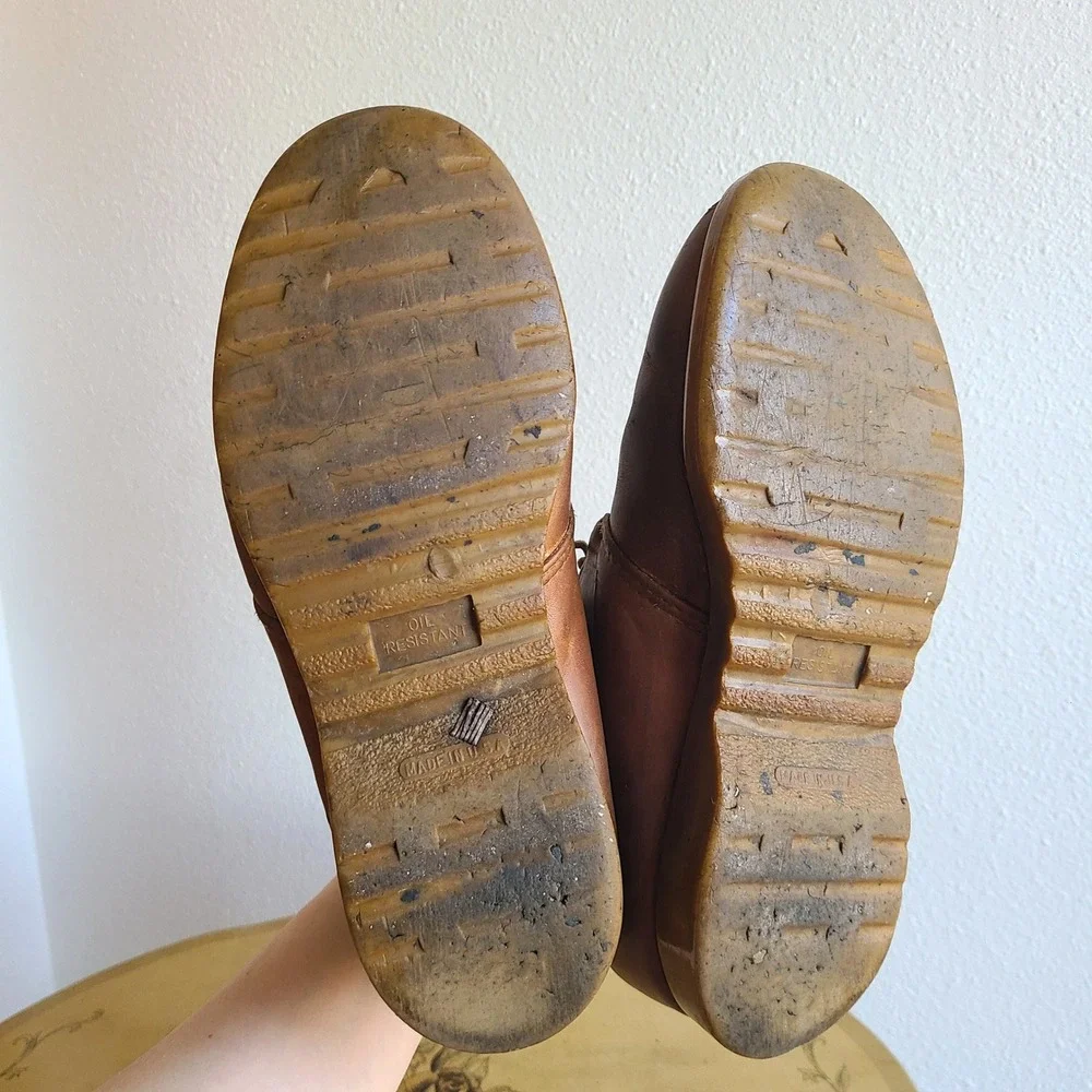Timberland US 9 American Workwear Brown Leather Lace Up Chukka Boots‎ Vintage