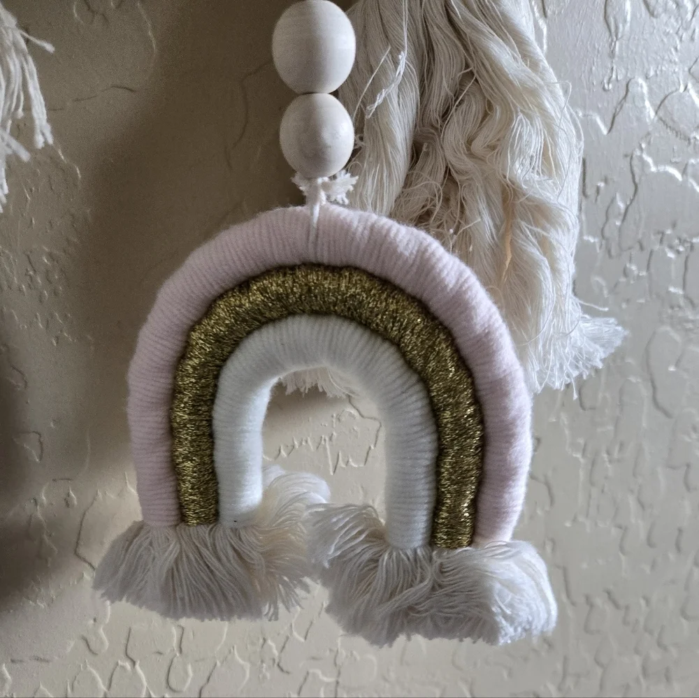 Handmade macrame baby
