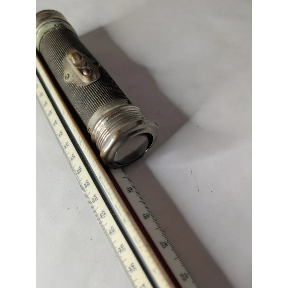 Vintage Franco Walleye Lens Antique 1900s Flashlight 5 1/2