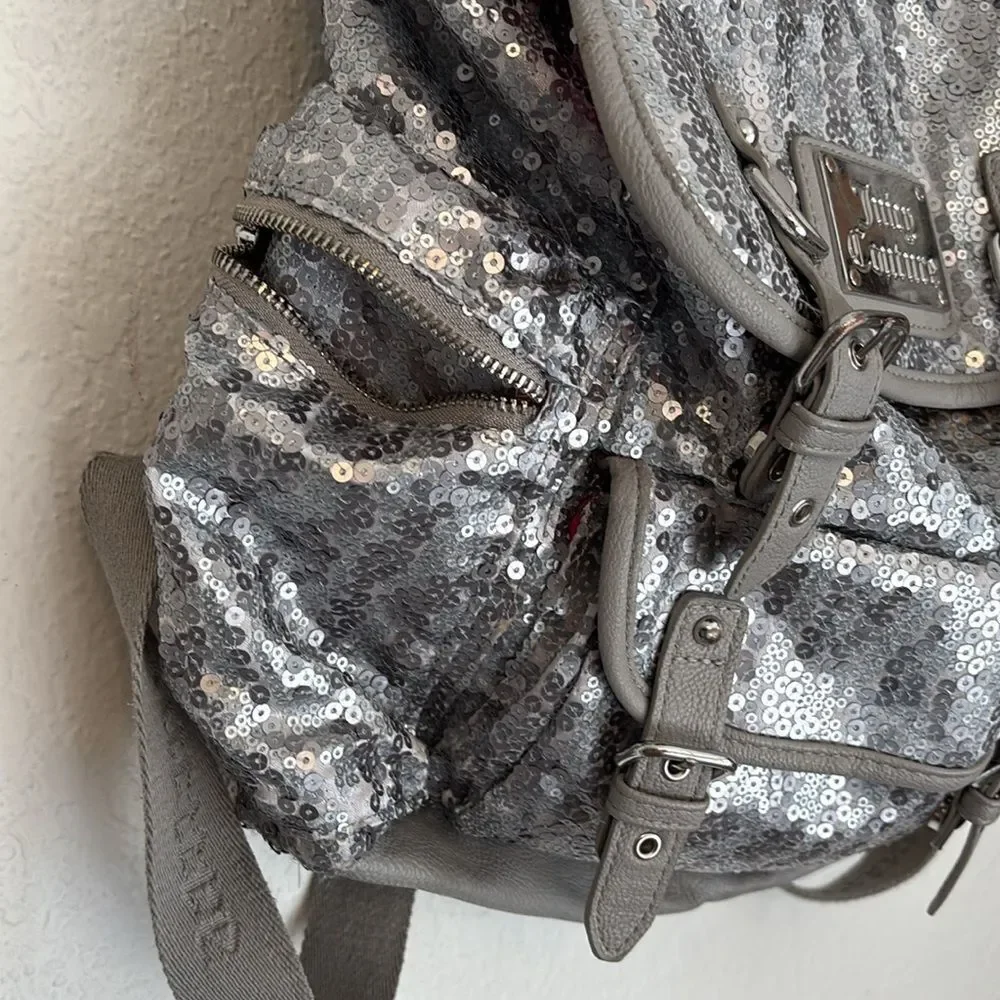 Juicy Couture silver sequin