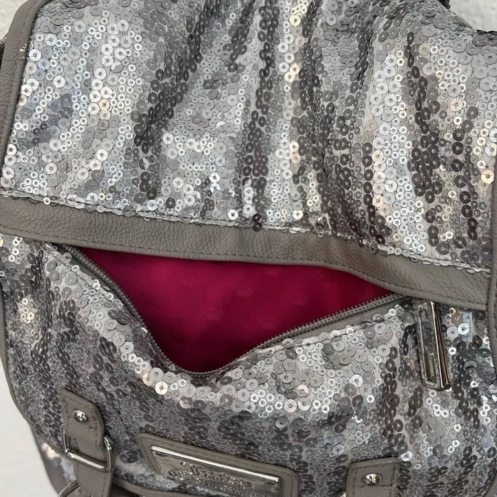 Juicy Couture silver sequin