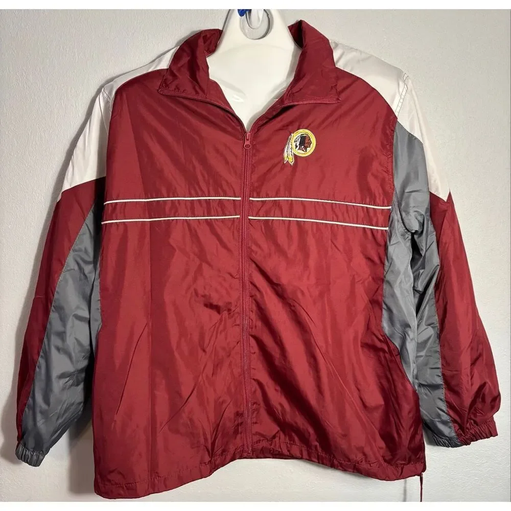 Washington Redskins Jacket Windbreaker XL Dunbrooke SI Sports Illustrated NFL