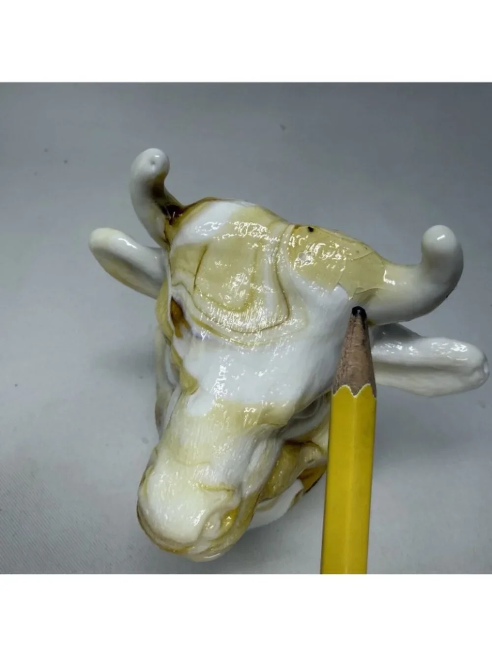 Unmarked antique bull