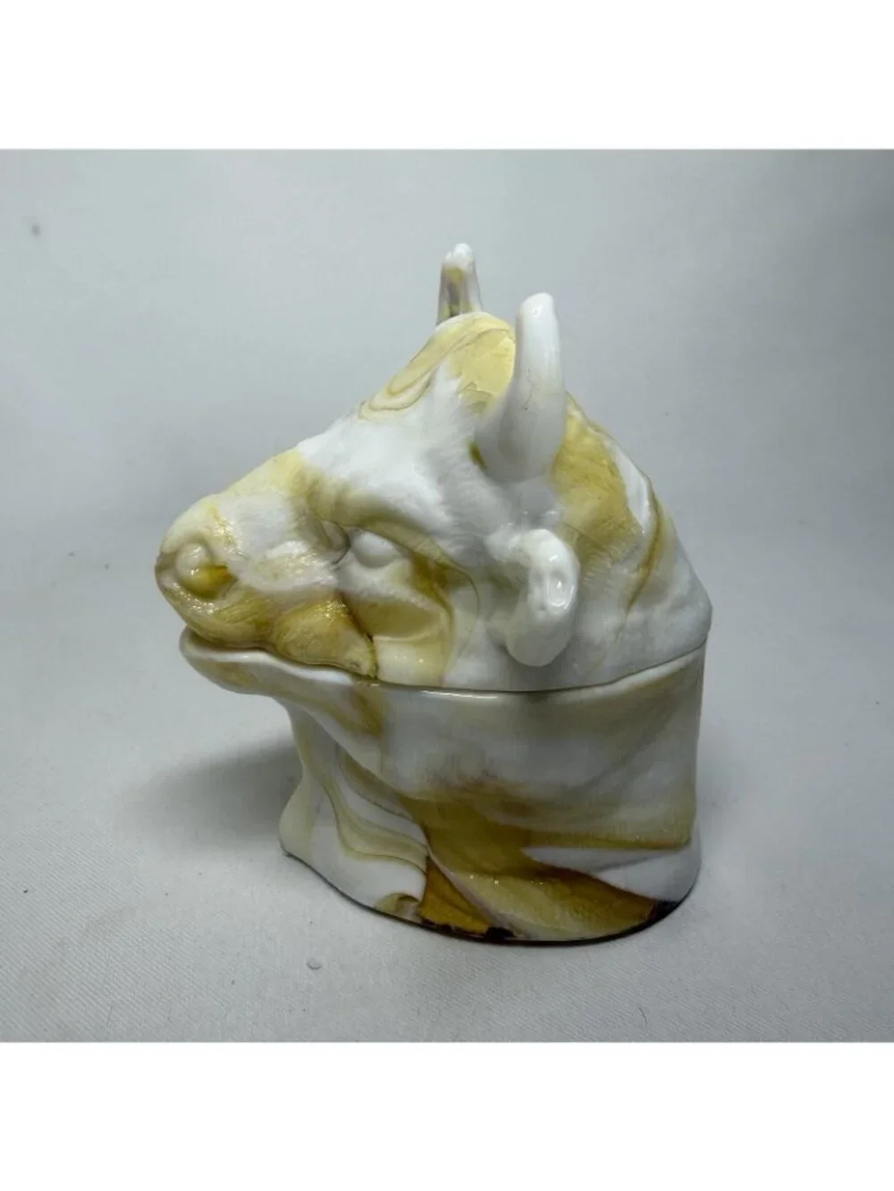 Unmarked antique bull