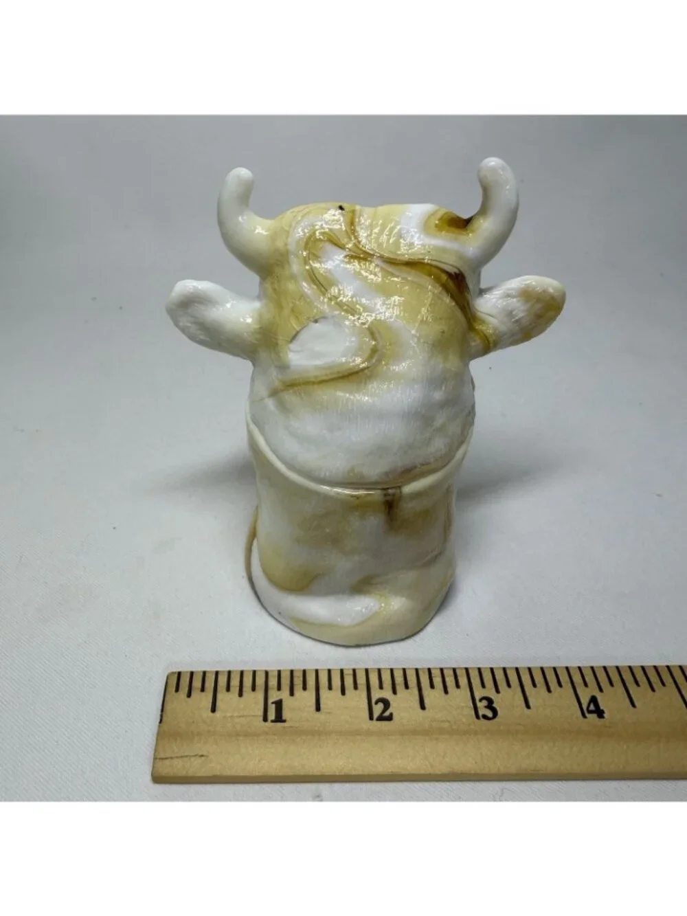 Unmarked antique bull