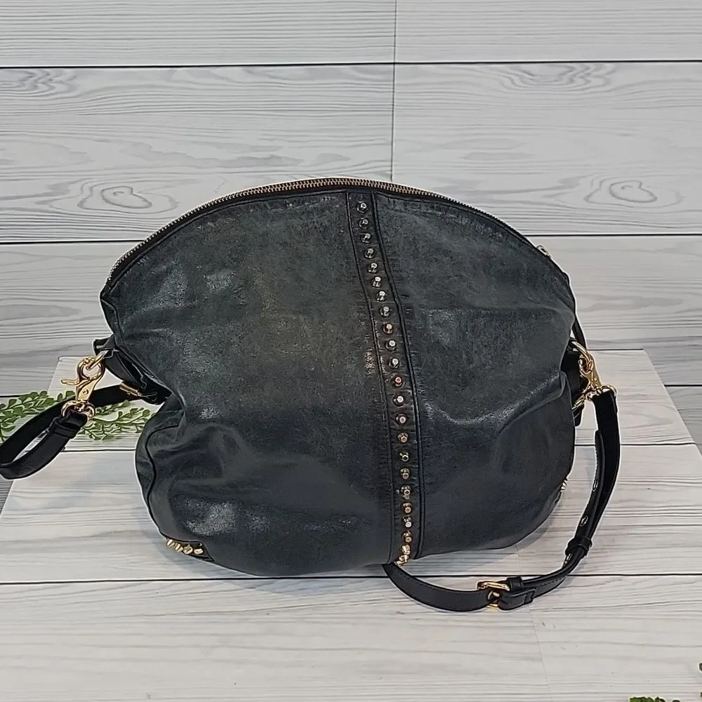 Badgley Mischka crossbody gold minimal