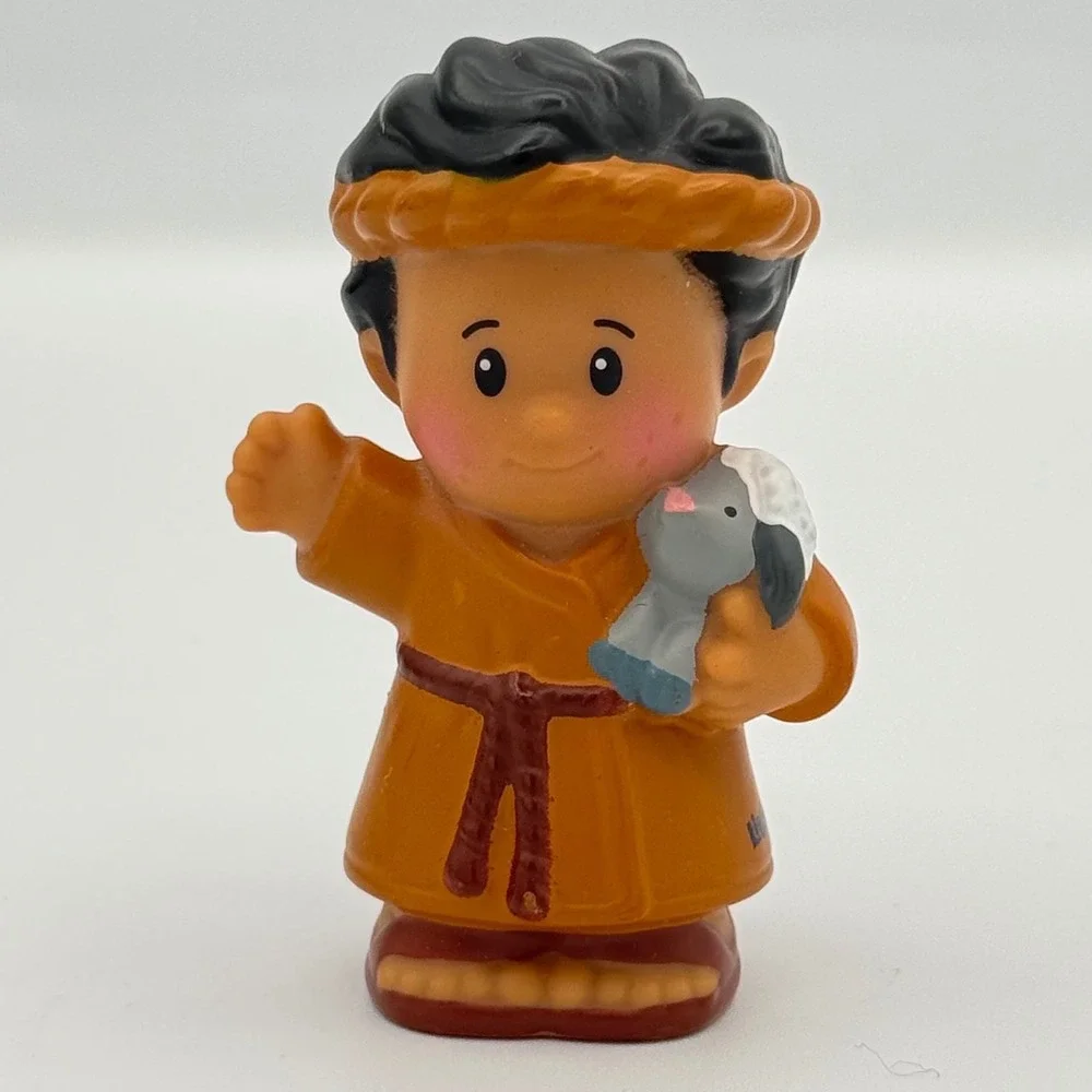 Fisher-Price Little People Shepherd Nativity Christmas Boy Lamb Nativity sheep