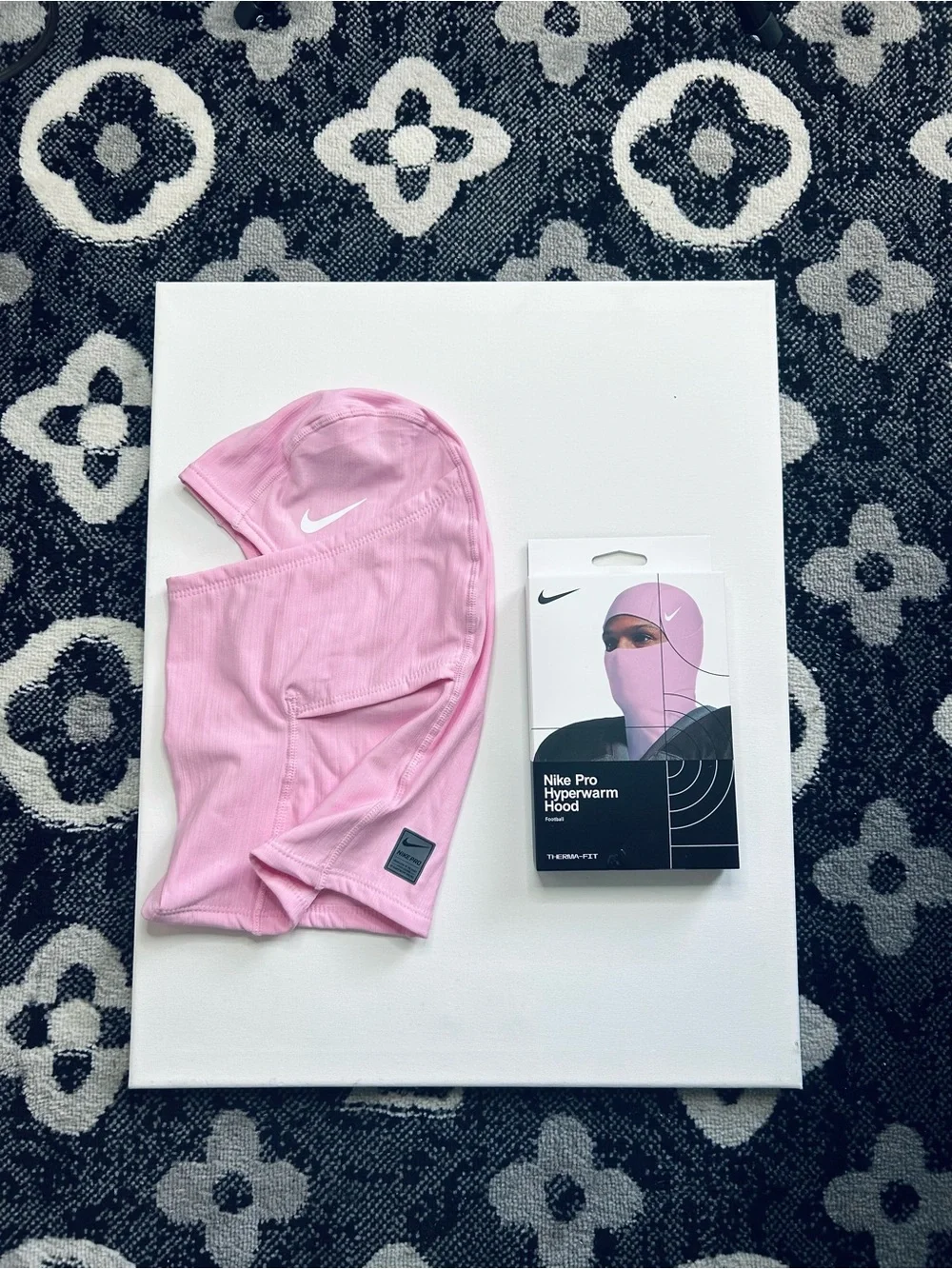Nike Pink Pro Hyperwarm Balaclava Hood
