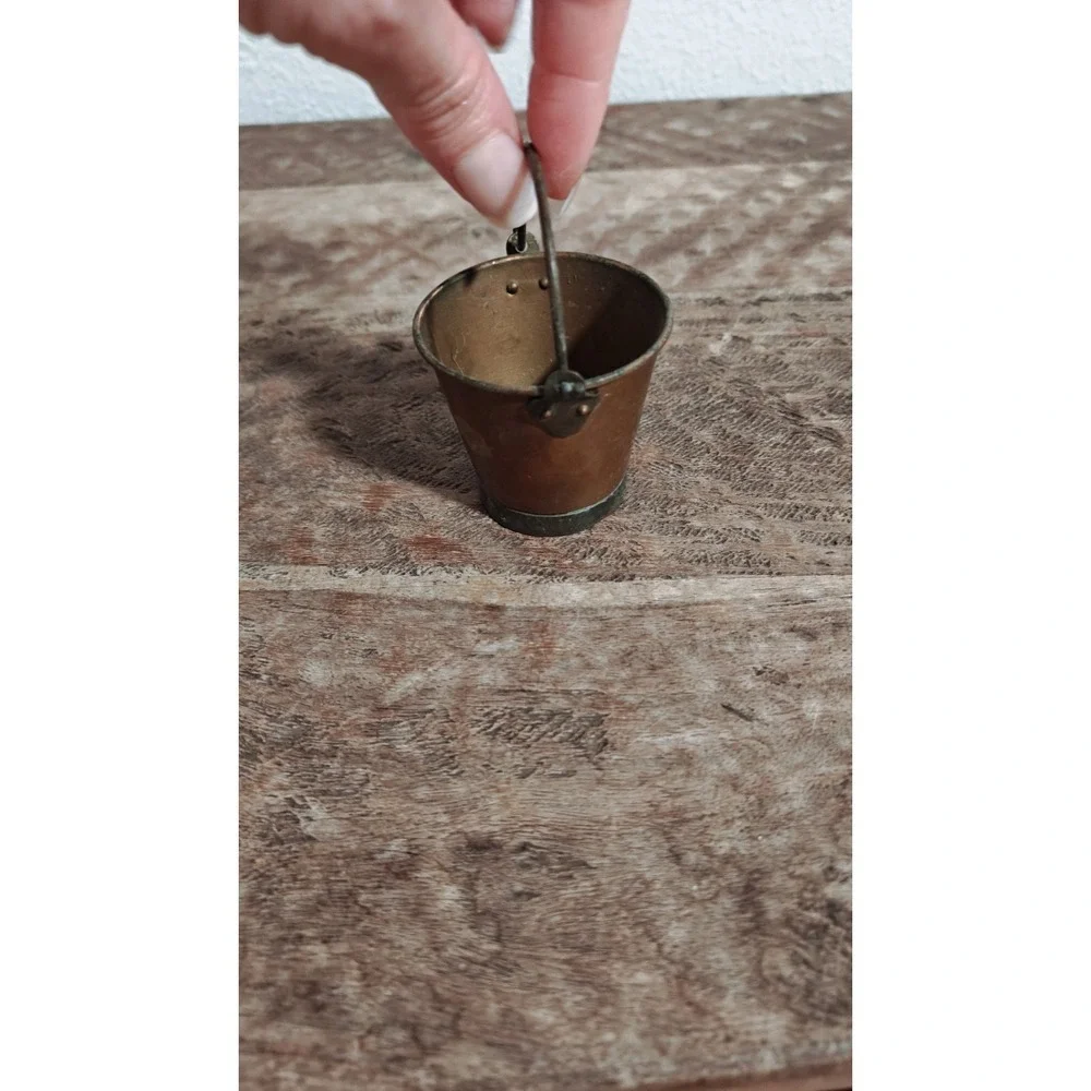 N/A miniature antique bucket