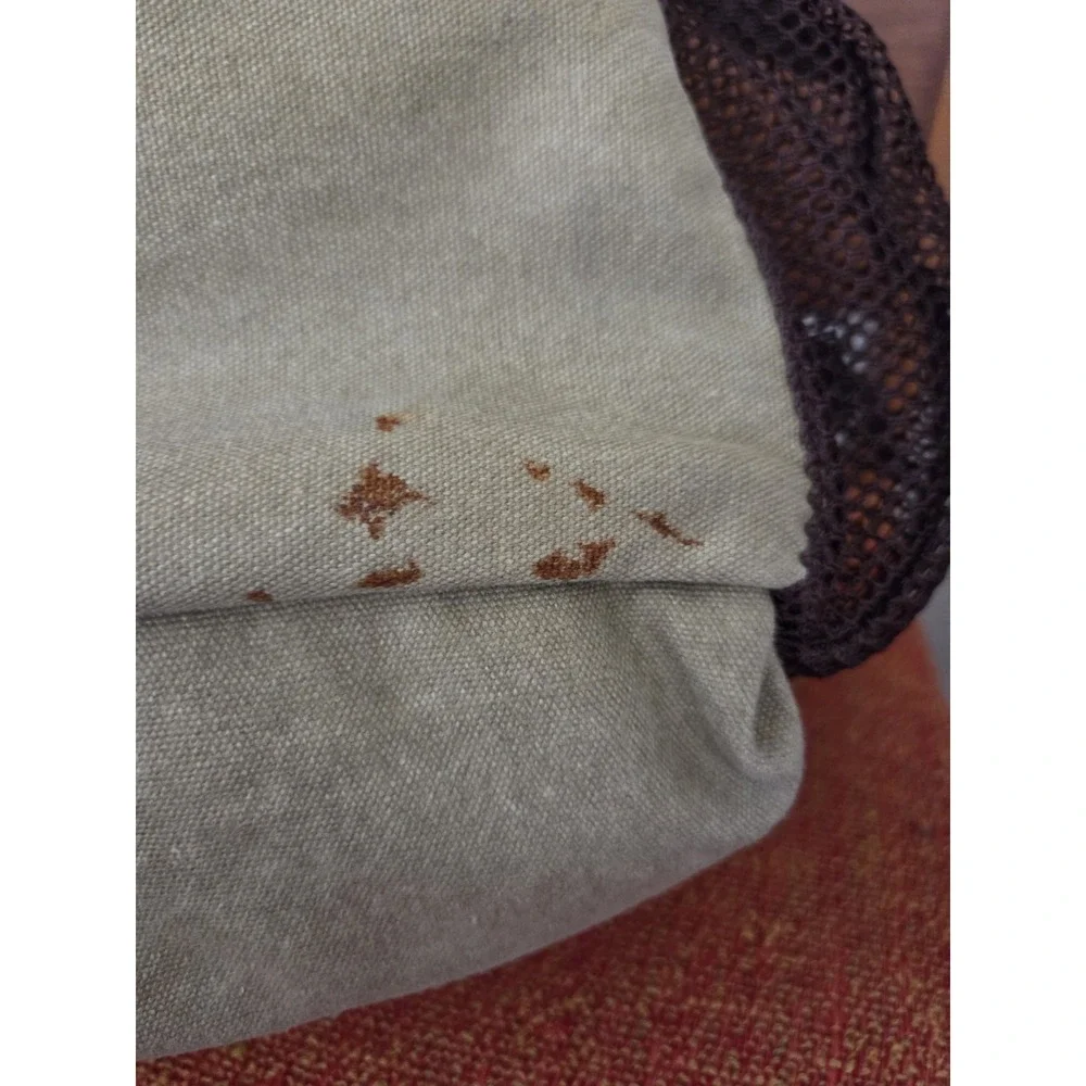 Duluth Trading‎ Co Canvas Laptop Shoulder Tote Messenger Organizer Bag Tan