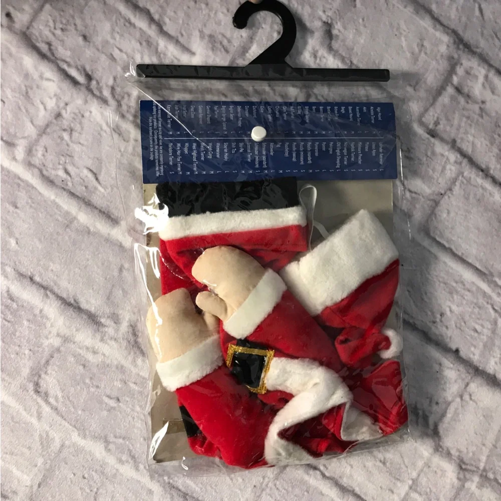 Dog “Santa Claws” Costume‎ w/Faux Legs | Size Small for Small Breeds