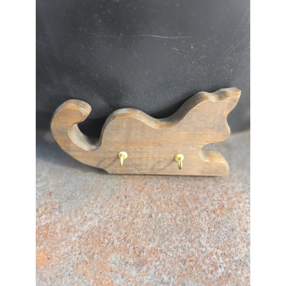 Handmade vintage wooden