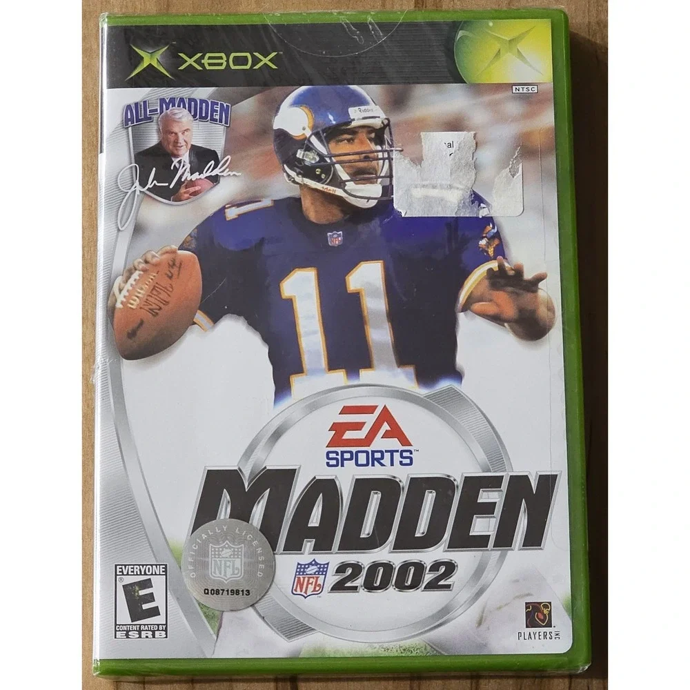 Madden NFL 2002 EA Sports Original Xbox Brand New‎ Sealed Culpepper Cover