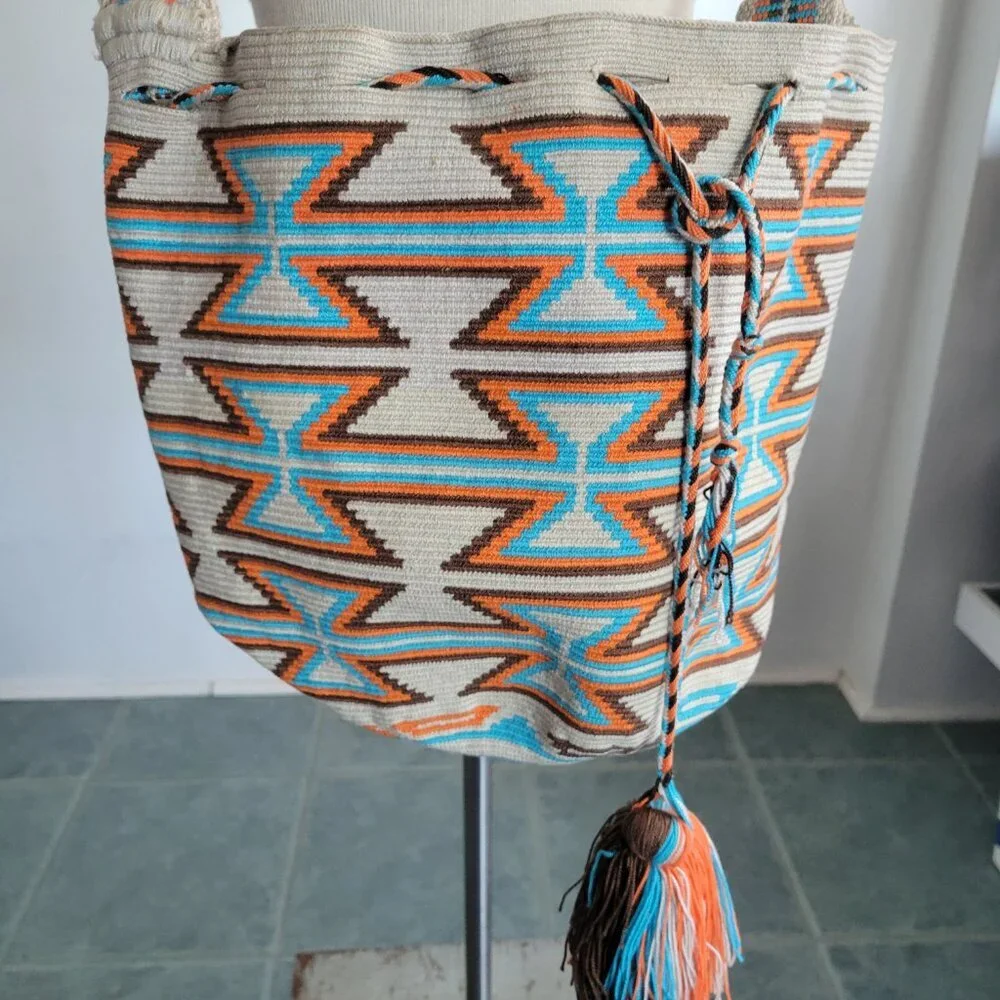 Wayuu Handmade Mochila Colombian Crochet Bag