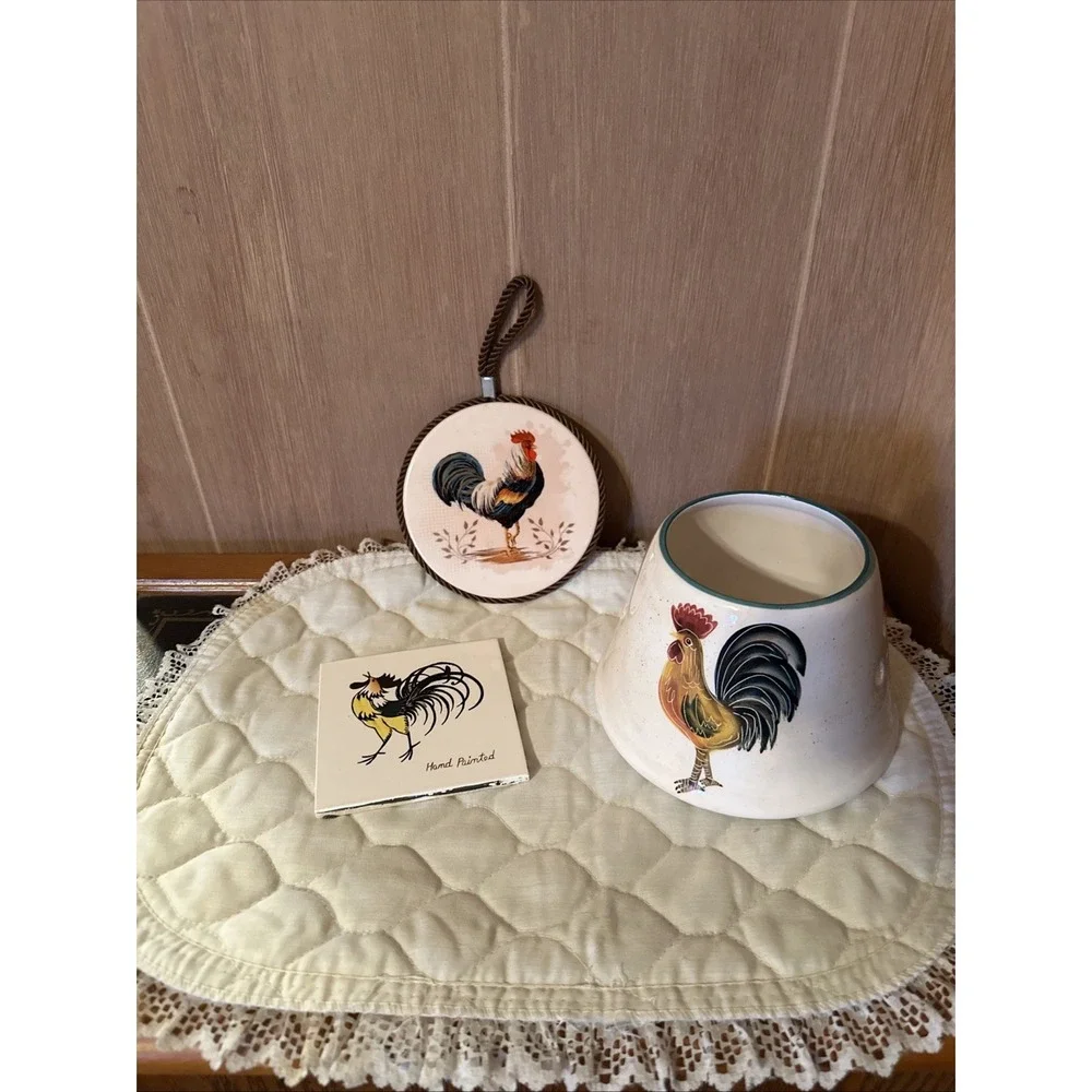 Rooster Country Kitchen Decorative Tile‎