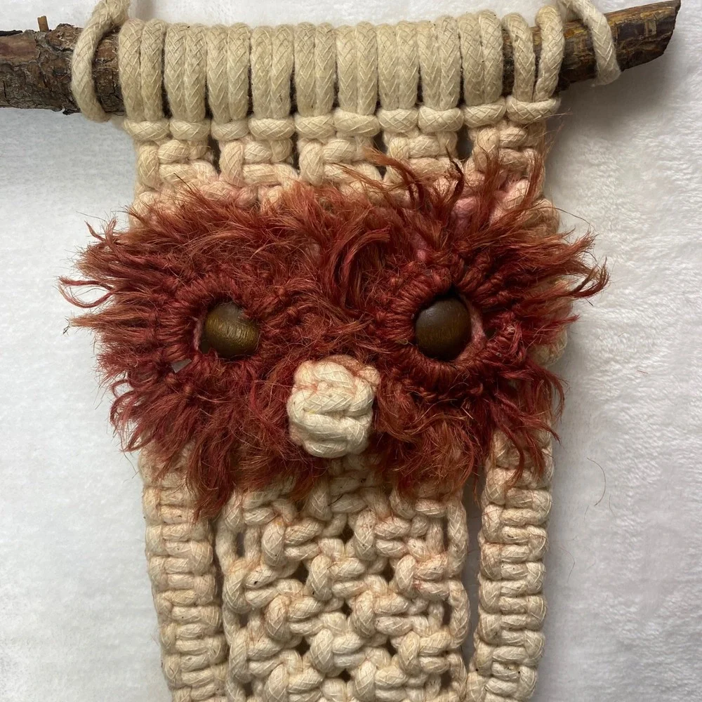 Hand Made Homemade rustic macrame