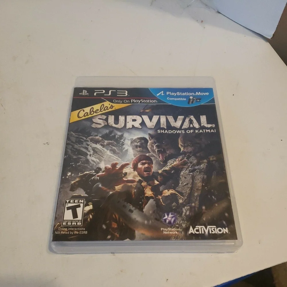 Cabela's Survival: Shadows of Katmai (Sony PlayStation 3, 2011) Complete Manual