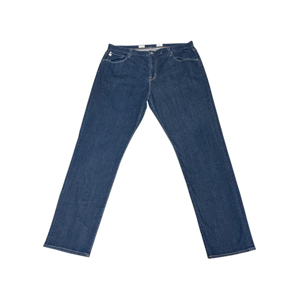 AG‎ Adriano Goldschmied Men's Dark Wash Straight Leg Jeans Size 41x36