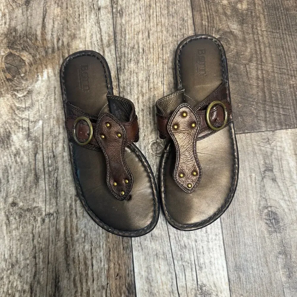 Born leather sandals