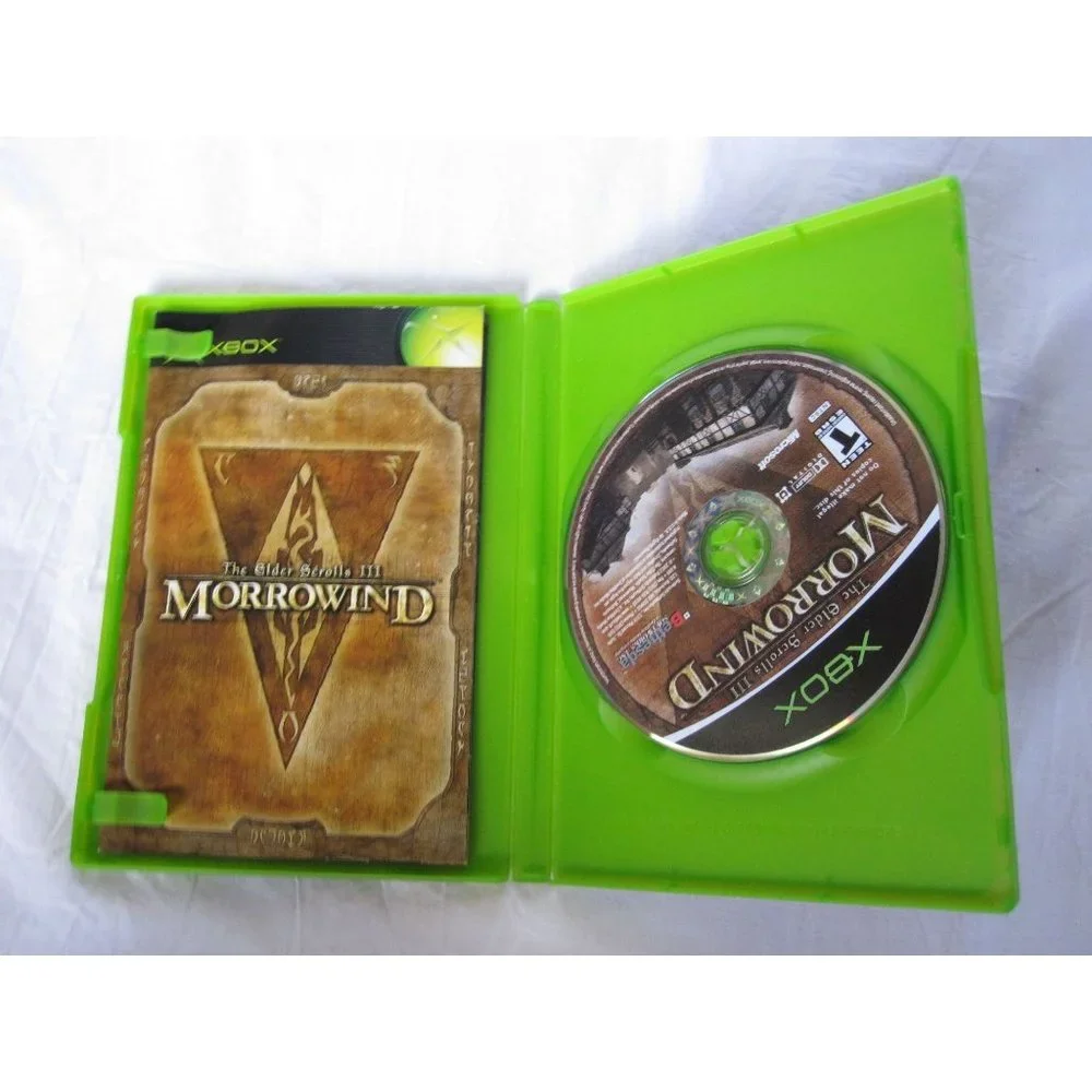 Morrowind The Elder Scrolls III 3 game with disc, case & manual XBox‎ Rated Teen