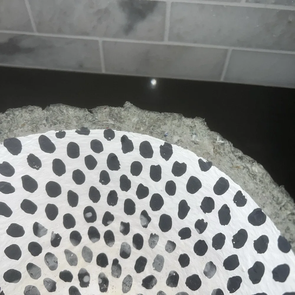 Artisan Hand Made Organic Paper Mache Bowl