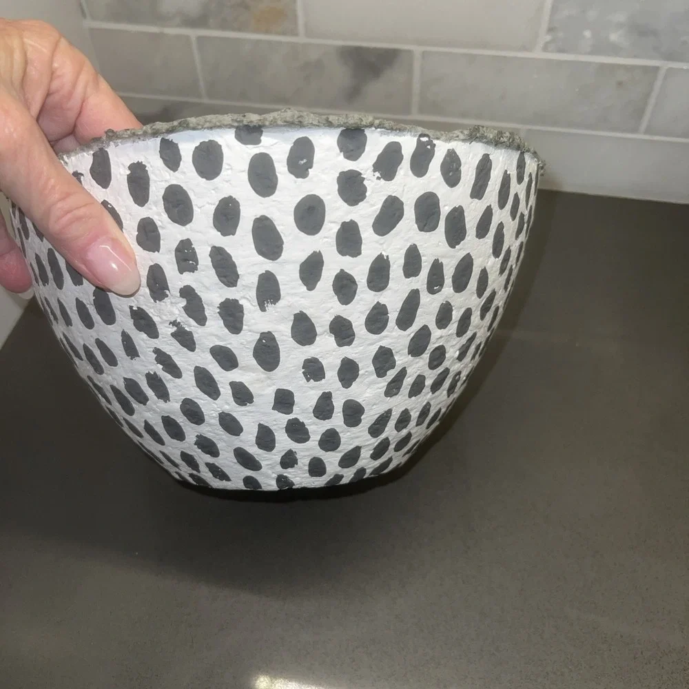 Artisan Hand Made Organic Paper Mache Bowl