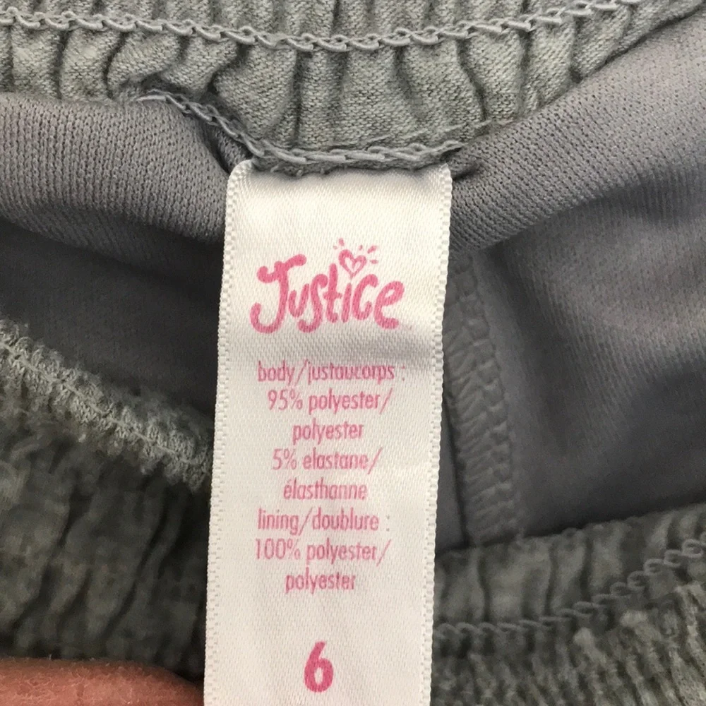 Justice gray skater