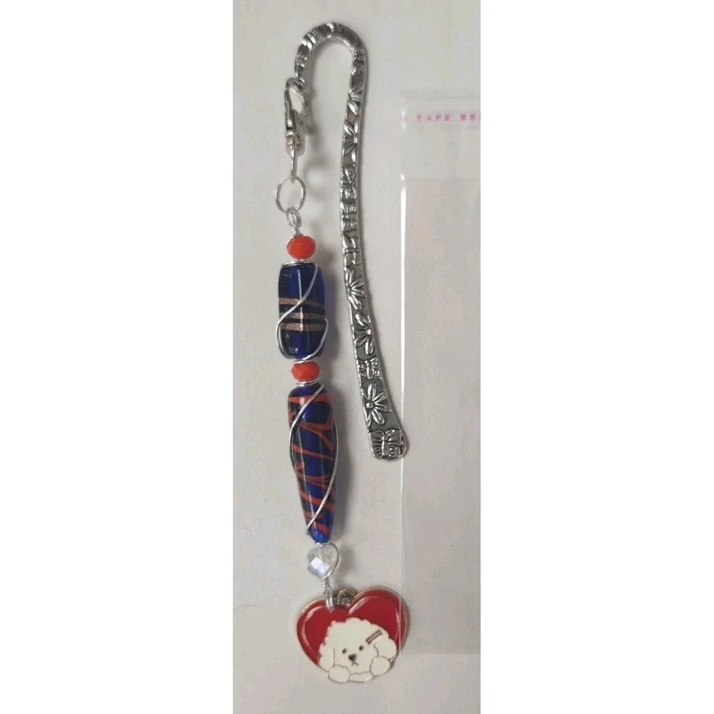 Harbour Blue XOXO handcrafted bookmark