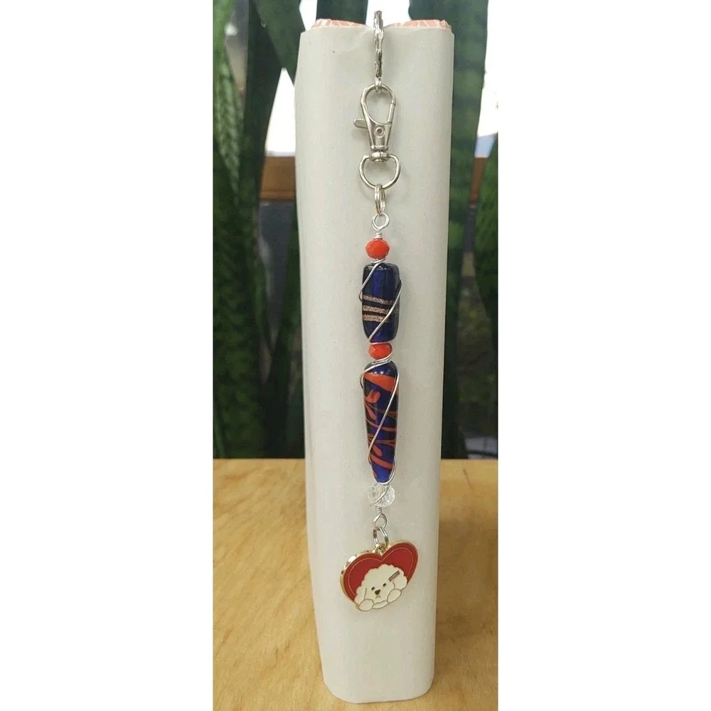 Harbour Blue XOXO handcrafted bookmark