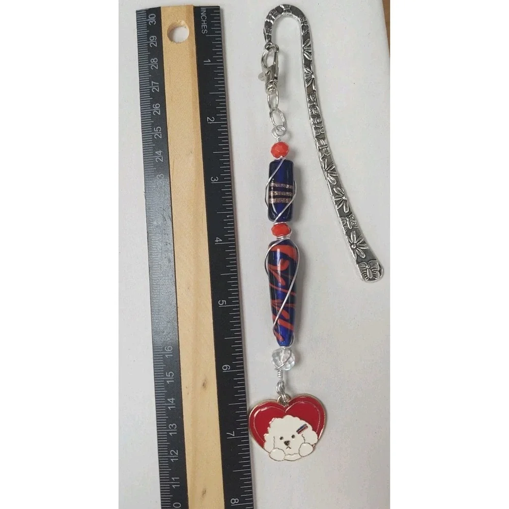Harbour Blue XOXO handcrafted bookmark