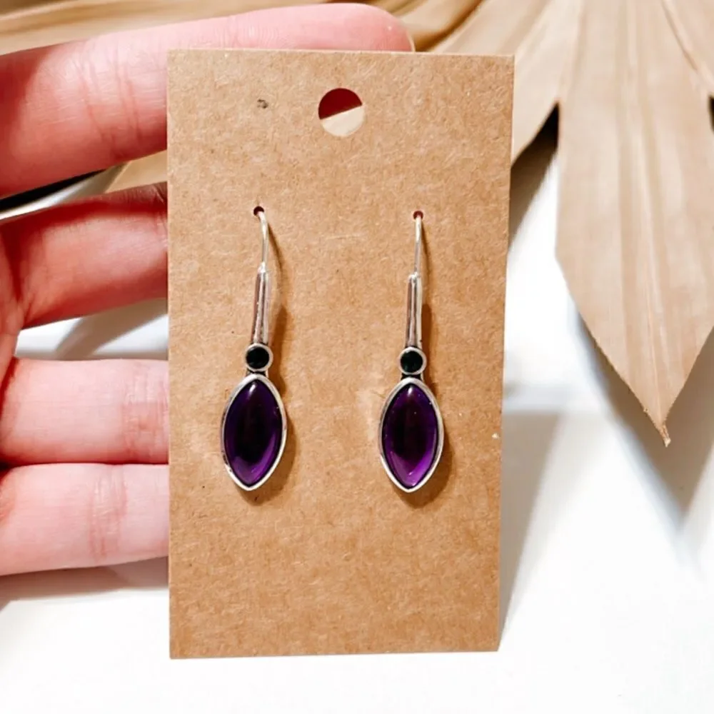 Anthropologie purple crystal