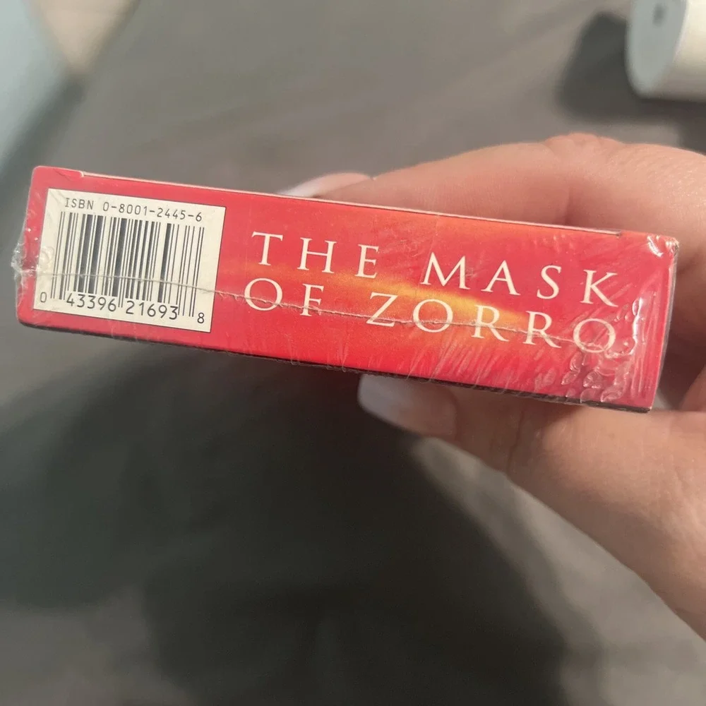 The Mask of Zorro (1998, VHS) Anthony Hopkins‎ Antonio Banderas Vintage Sealed