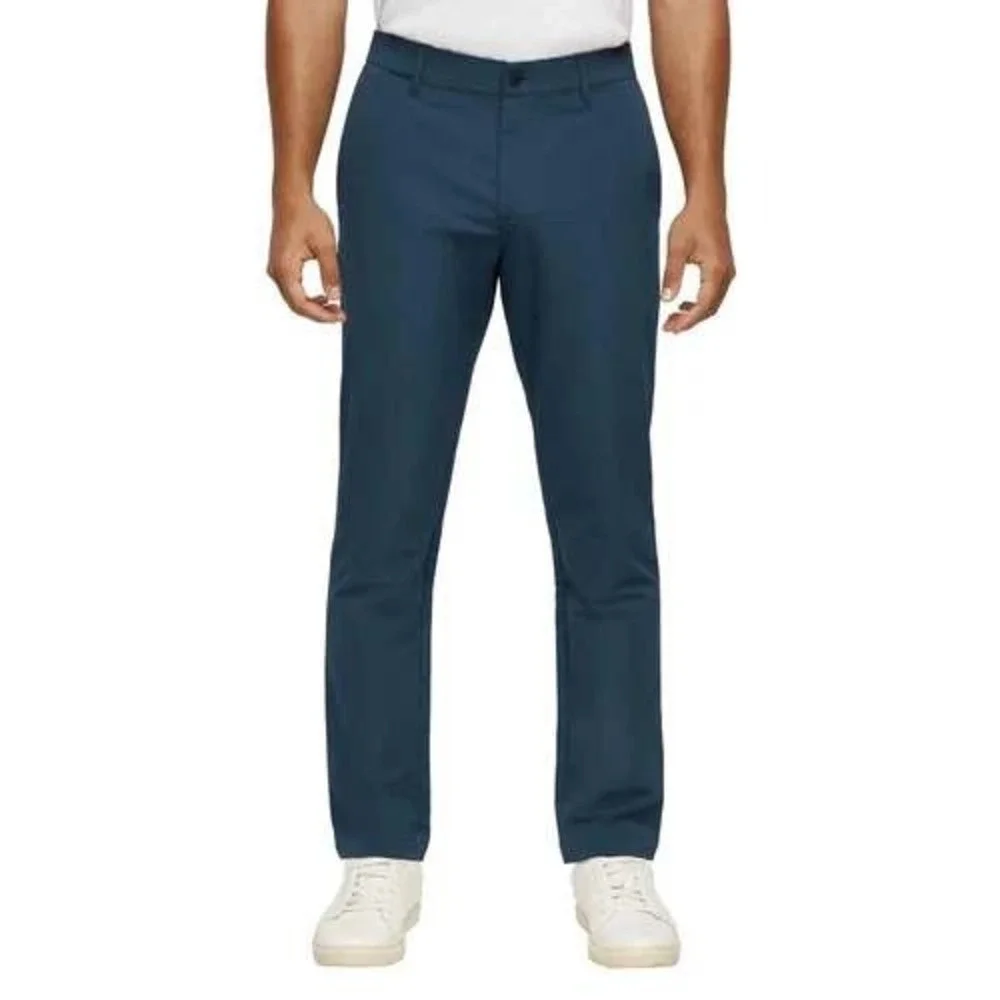 Men's Banana Republic Slim‎ Fit, Flat Front Pants Blue 40 x 30 New with Tags