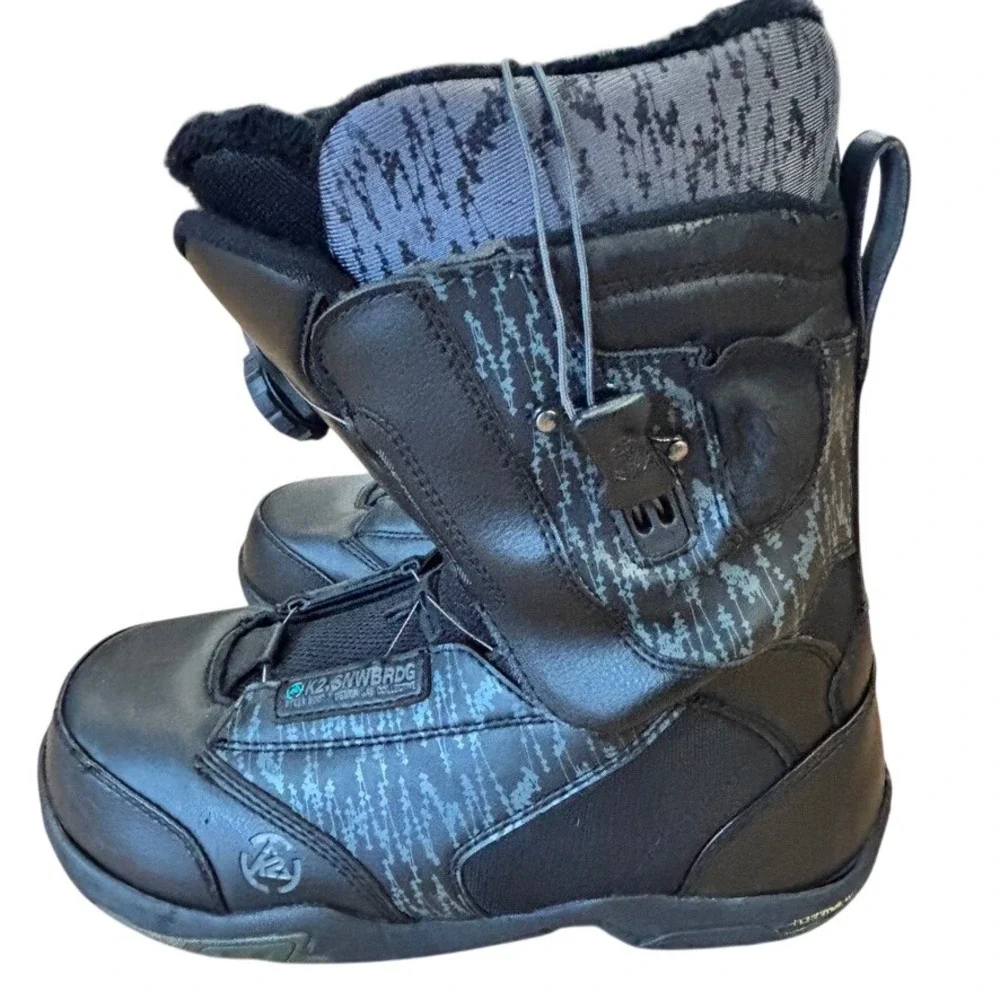 K2‎ Ryker Snowboard Boots Men's Black Speed Lace All Mountain, size 11, EU 44.5