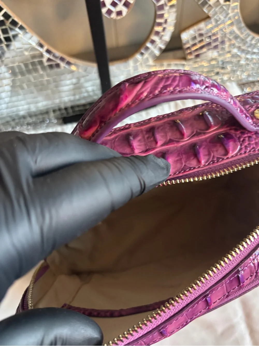 Brahmin elegant croc