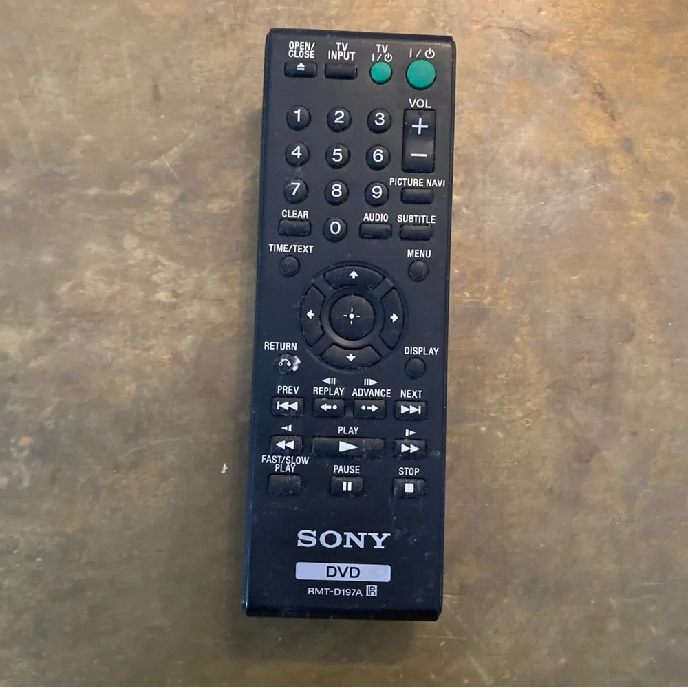 Genuine SONY REMOTE‎ CONTROL RMT-D197A For DVD Players. Tested