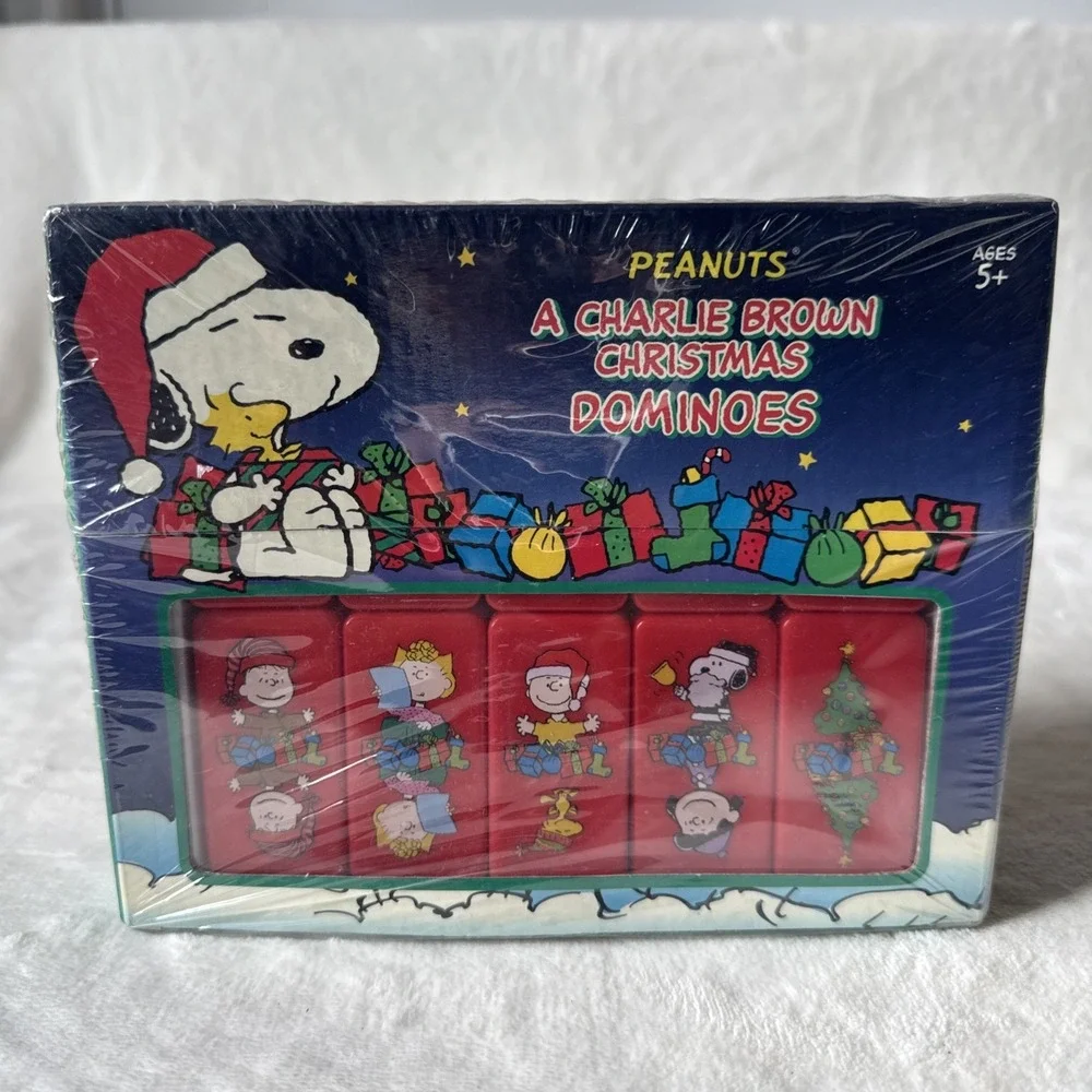 2007 Peanuts A Charlie Brown Christmas Dominoes New In Box