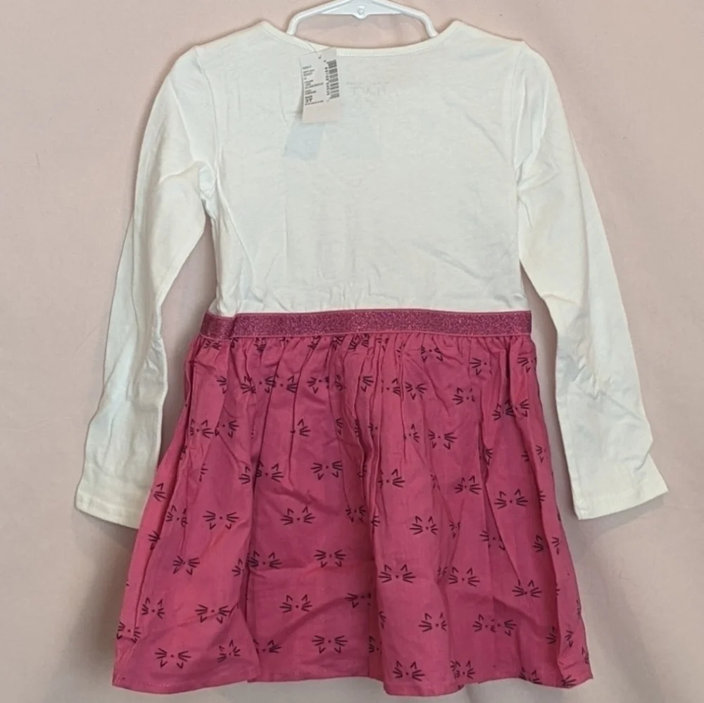 The Children's Place Pink Cat Print Dress size 3T
