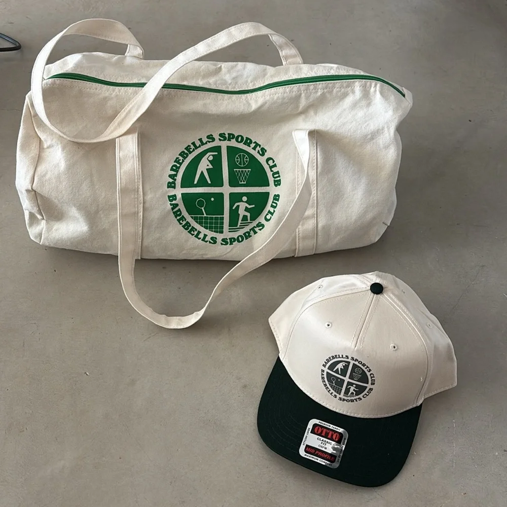 Sale! NEW Barebells Sports Club gym bag & Barebells Sports Club hat