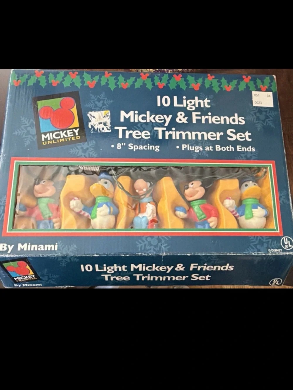 Christmas Mickey Unlimited Minami 10 Light Mickey Goofy Donald