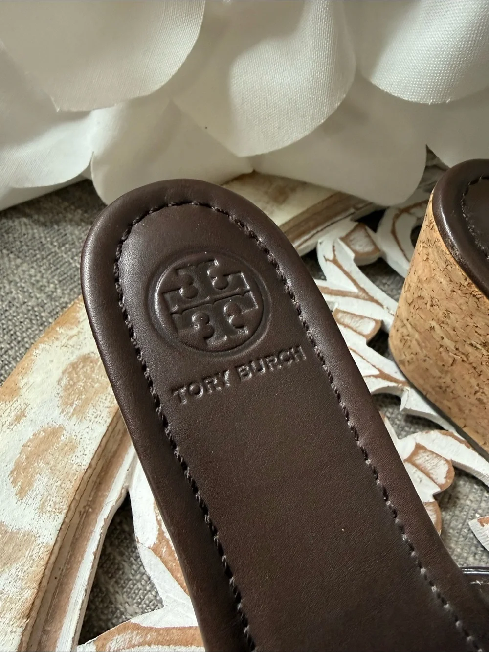 Tory Burch platform slides