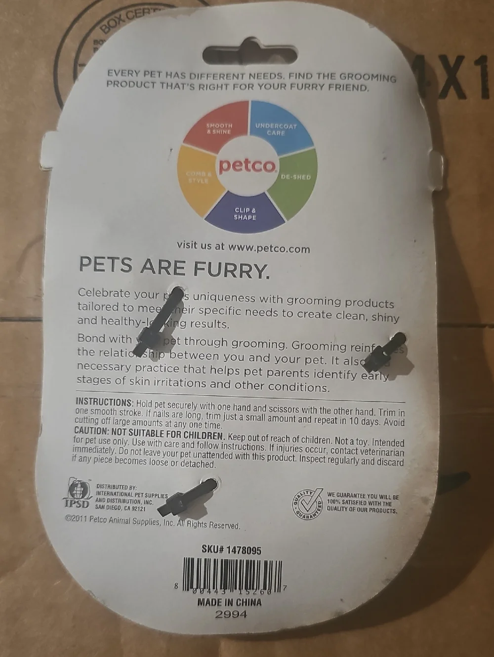 Petco clip shape