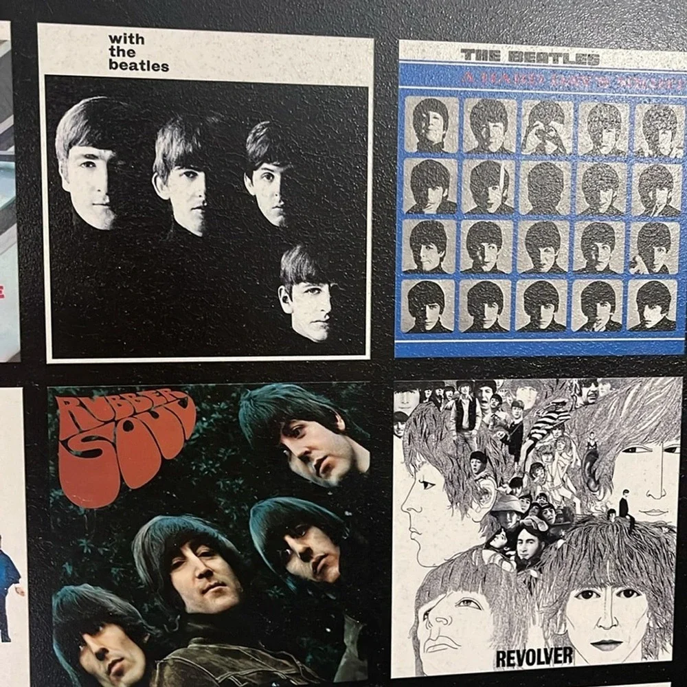 The Beatles framed wall