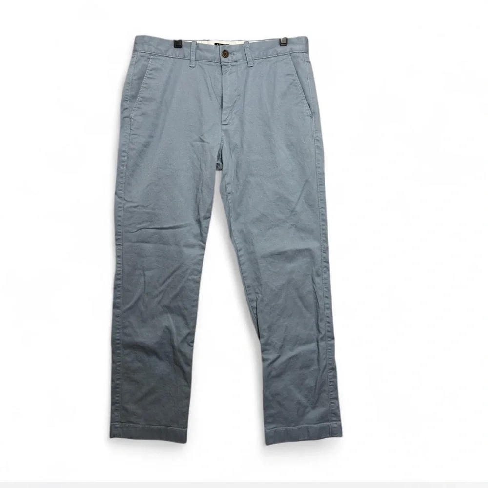J.‎ Crew Men's 31x30 Light Blue Flex Straight Chino Pants Work Casual Preppy