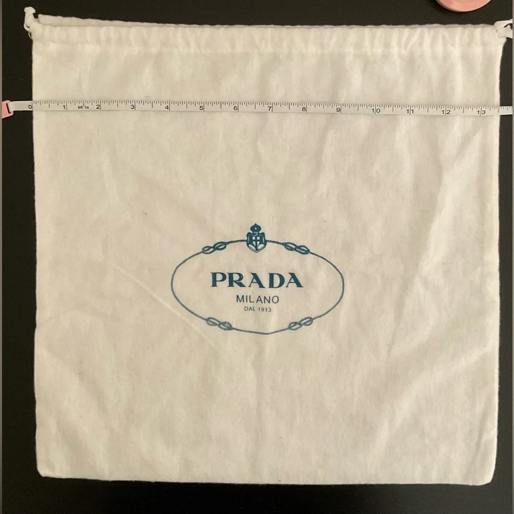 Prada drawstring dust