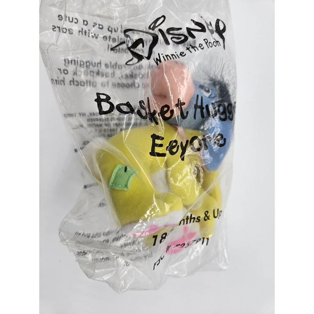Disney Winnie the‎ Pooh Eeyore Basket Hugger Plush New in Package