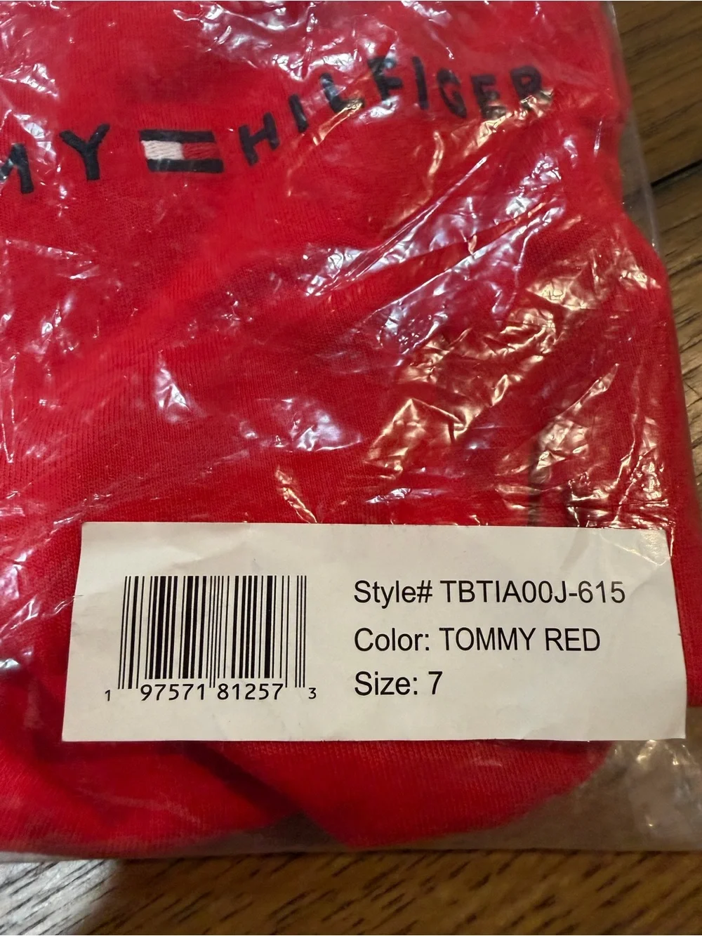 Tommy Hilfiger vibrant red